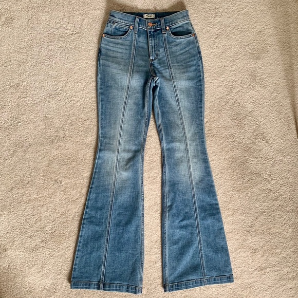 Wrangler Denim - NWOT! WRANGLER Heritage High Rise Flare Blue Jeans